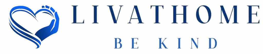 LIVATHOME logo with "Be Kind" text