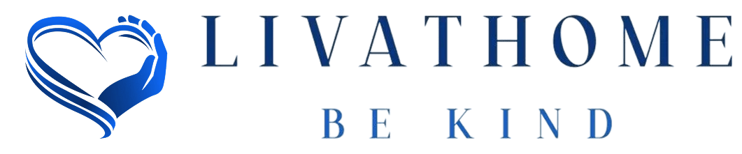LIVATHOME logo with "Be Kind" text